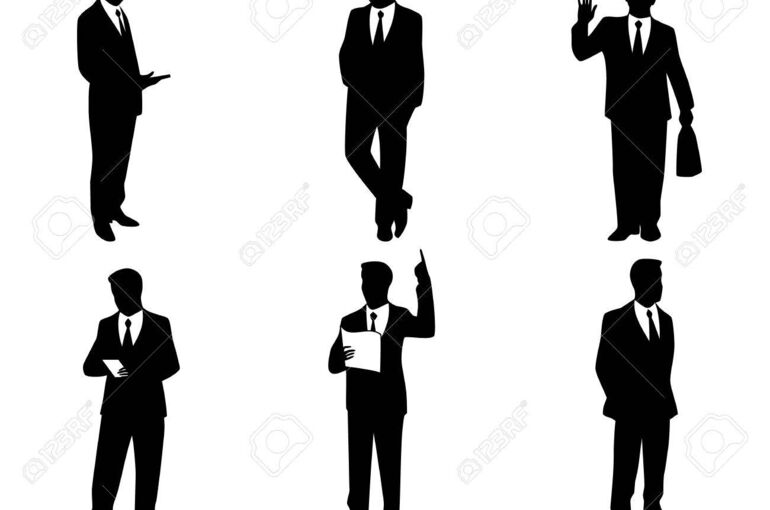 39466754-6-ビジネスマンのシルエットのベクター-イラスト